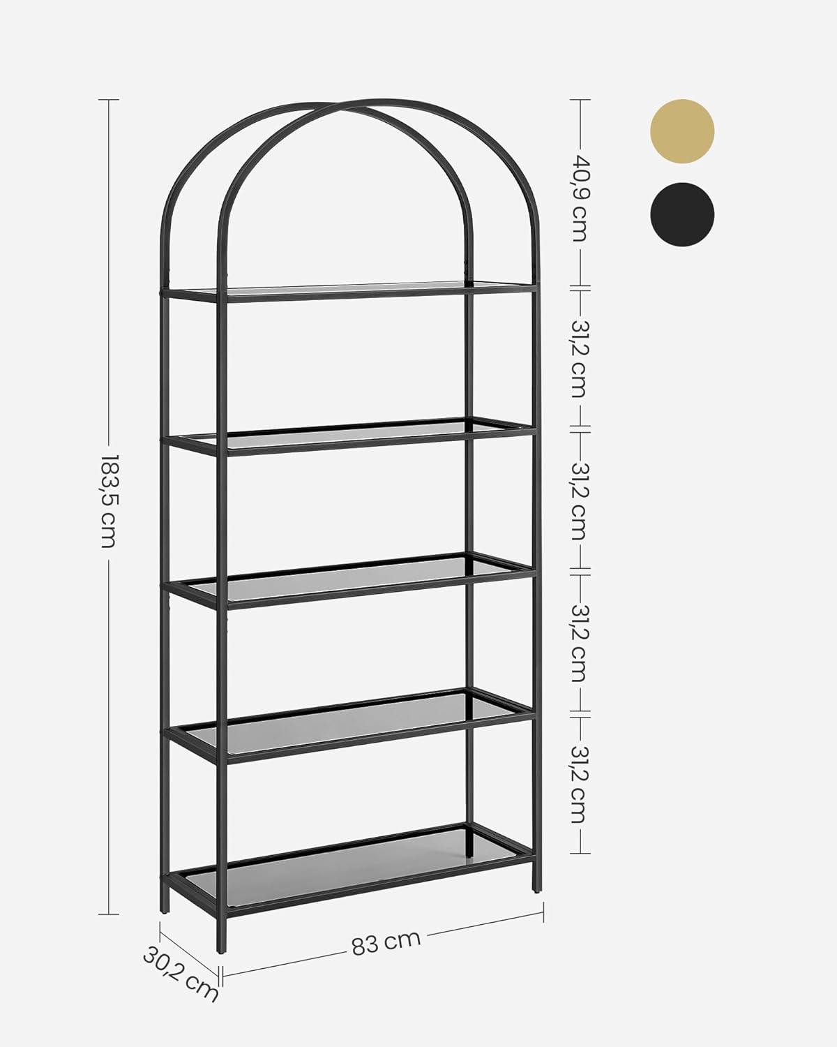 Reol i industrielt design