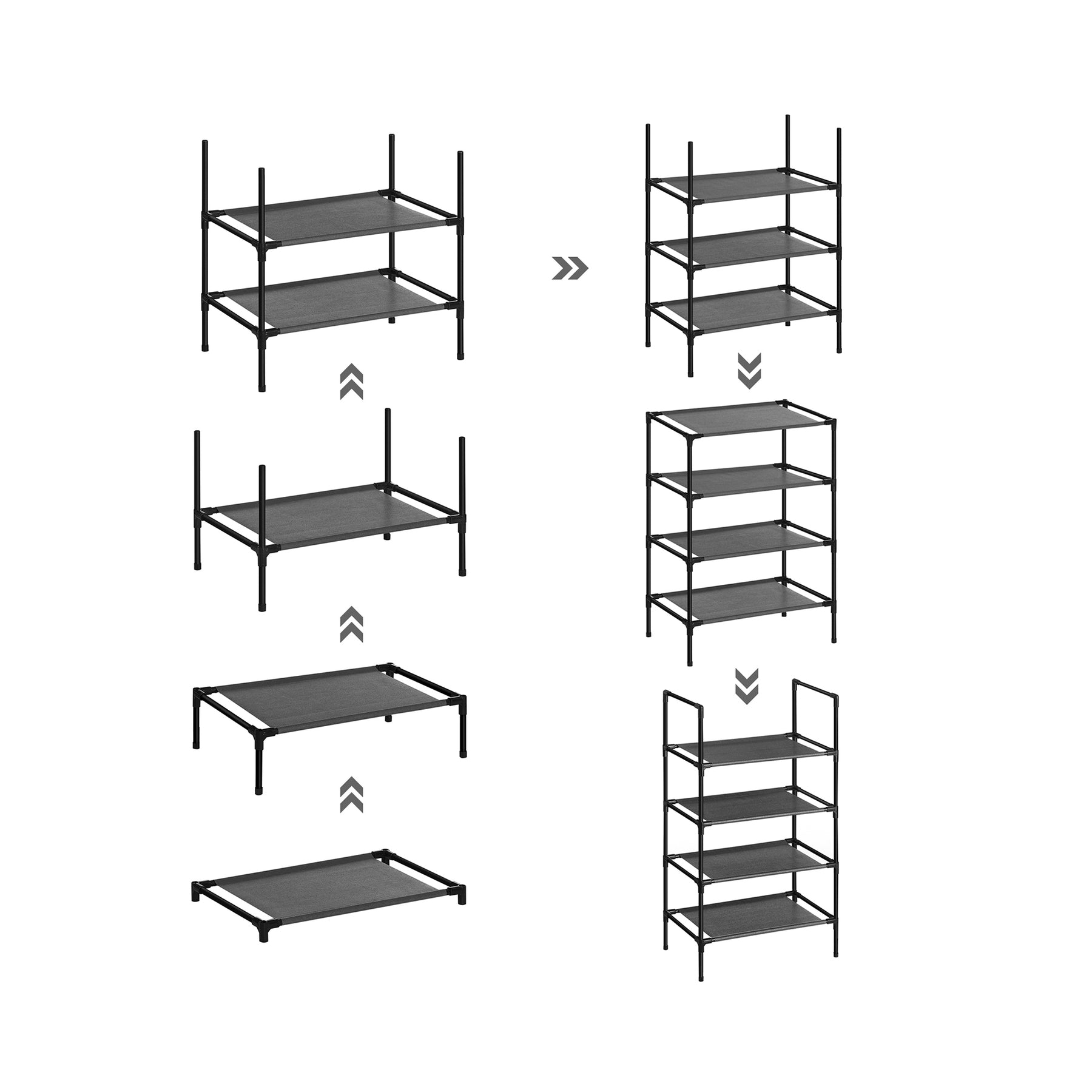 Skoreol i fleksibelt design lille - sort